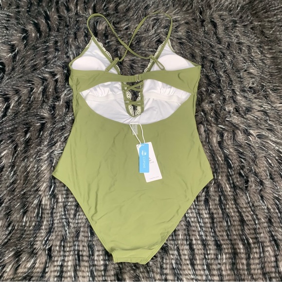 CUPSHE Olive Green Swimsuit - Picture 3 of 5